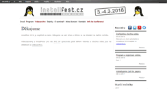 Desktop Screenshot of installfest.cz