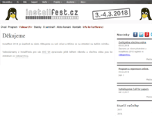 Tablet Screenshot of installfest.cz